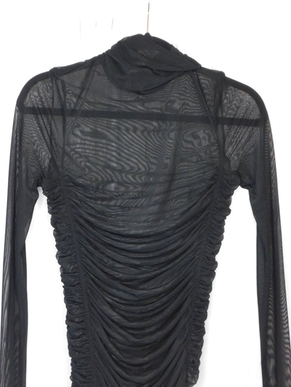 Intimately Free People Black Sheer Risk It All Bodysuit | Goth Emo | EUC | L - Picture 3 of 6
